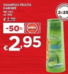 Bennet Garnier shampoo fructis offerta