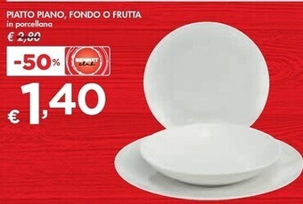 Bennet Piatto piano, fondo o frutta offerta