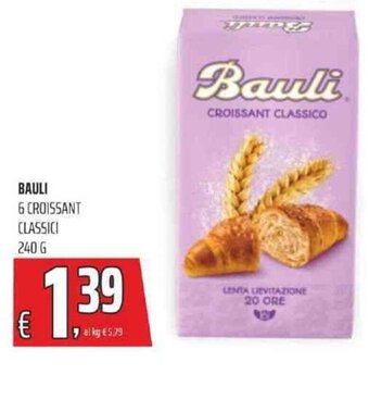 Coop BAULI 6 CROISSANT CLASSICI 240 G offerta