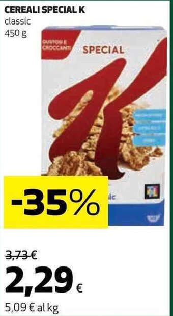 Coop CEREALI SPECIAL K classic 450 g offerta