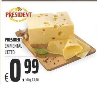 Coop PRESIDENT EMMENTAL L'ETTO offerta