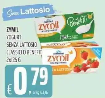 Coop ZYMIL YOGURT SENZA LATTOSIO CLASSICI O BENEFIT 2x125 G offerta