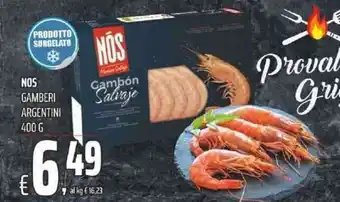 Coop NOS GAMBERI ARGENTINI 400 G offerta