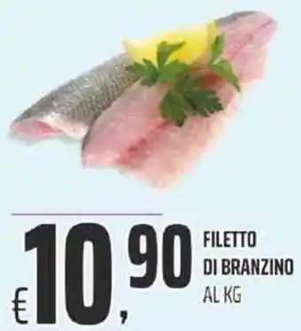 Coop FILETTO DI BRANZINO AL KG offerta