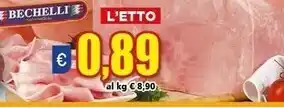 Bechelli prosciutto cotto