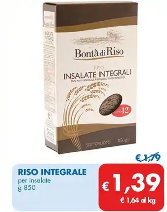 MD Discount Bontà di riso riso integrale offerta