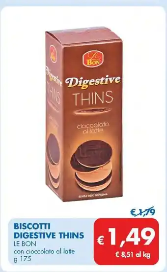 MD Discount Le bon biscotti digestive thins offerta