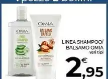 Conad Omia linea shampoo/balsamo offerta