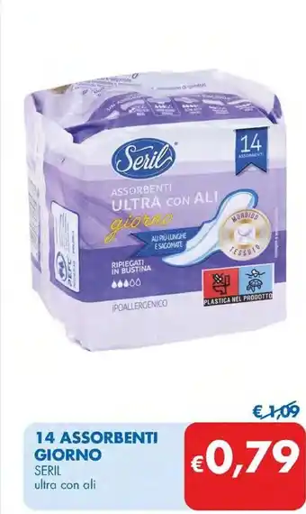 MD Discount Seril 14 assorbenti giorno offerta