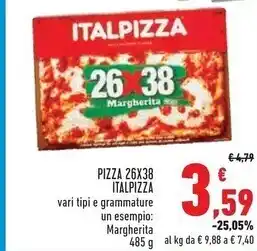 Conad Italpizza pizza offerta