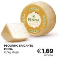 Mercatò Pinna pecorino brigante offerta
