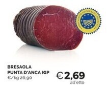 Mercatò Bresaola punta d'anca igp offerta