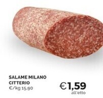 Mercatò Citterio salame milano offerta