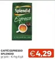 Mercatò Splendid caffe espresso offerta