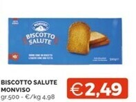 Mercatò Monviso biscotto salute offerta