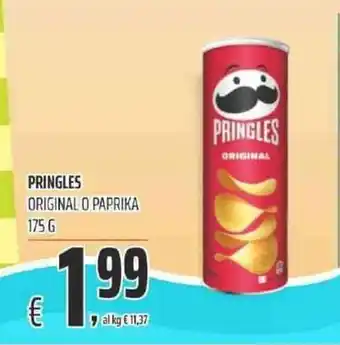 Coop PRINGLES ORIGINAL O PAPRIKA 175 G offerta