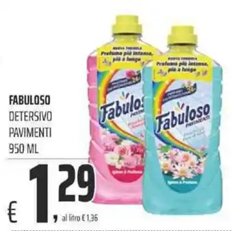 Coop FABULOSO DETERSIVO PAVIMENTI 950 ML offerta