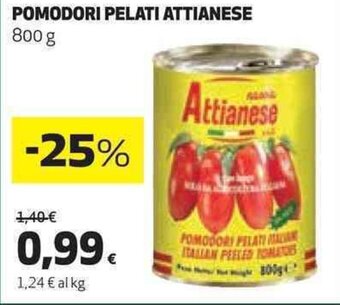 Coop POMODORI PELATI ATTIANESE 800 g offerta
