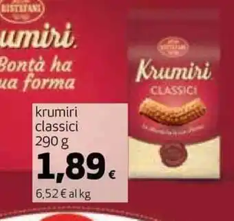 Coop krumiri classici 290 g offerta