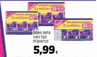 Coop lines seta vari tipi tripacco offerta