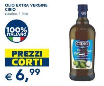 Esselunga OLIO EXTRA VERGINE CIRIO classico, 1 litro offerta