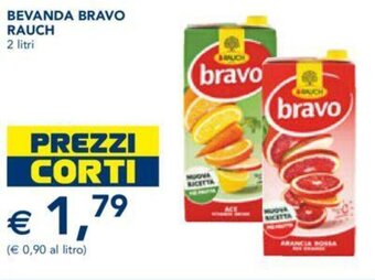 Esselunga BEVANDA BRAVO RAUCH 2 litri offerta