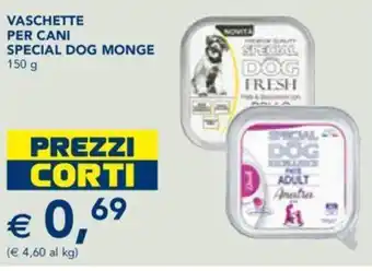 VASCHETTE PER CANI SPECIAL DOG MONGE 150 g