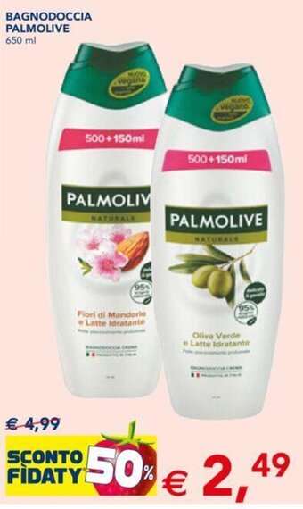 Esselunga BAGNODOCCIA PALMOLIVE 650 ml offerta