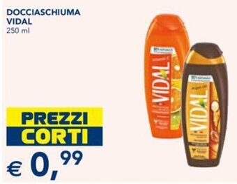 Esselunga DOCCIASCHIUMA VIDAL 250 ml offerta