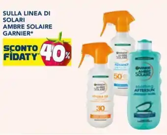 Esselunga SULLA LINEA DI SOLARI AMBRE SOLAIRE GARNIER* offerta