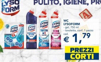 WC LYSOFORM - gel, 750 ml