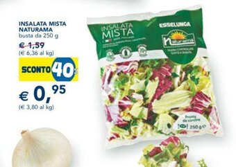 Esselunga INSALATA MISTA NATURAMA busta da 250 g offerta