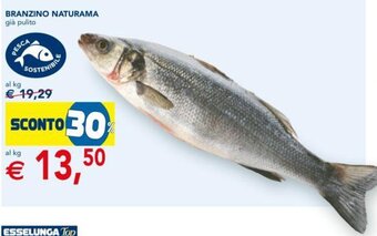 Esselunga BRANZINO NATURAMA già pulito offerta