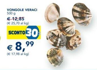 Esselunga VONGOLE VERACI 500 g offerta