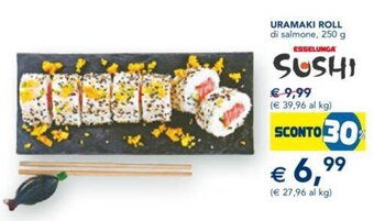 Esselunga URAMAKI ROLL di salmone, 250 g offerta