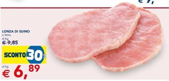 Esselunga LONZA DI SUINO a fette offerta