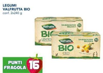 Esselunga LEGUMI VALFRUTTA BIO conf. 2x240 g offerta