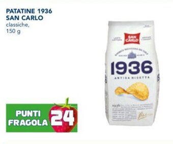 Esselunga PATATINE 1936 SAN CARLO classiche, 150 g offerta