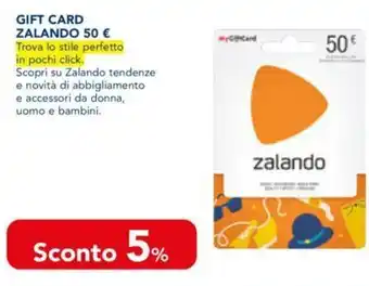 GIFT CARD ZALANDO 50 €
