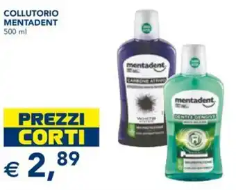 Esselunga COLLUTORIO MENTADENT 500 ml offerta
