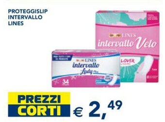 Esselunga PROTEGGISLIP INTERVALLO LINES offerta