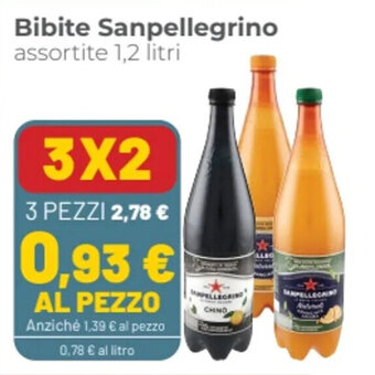 Coop Bibite Sanpellegrino assortite 1,2 litri offerta