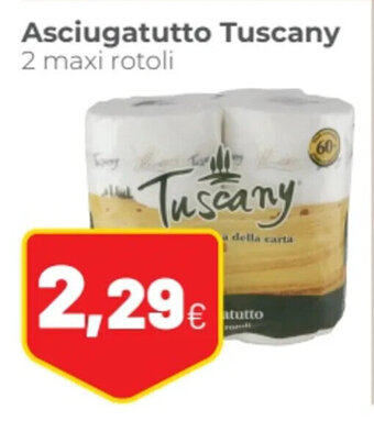 Coop Asciugatutto Tuscany 2 maxi rotoli offerta
