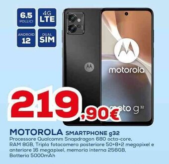 Euronics MOTOROLA SMARTPHONE g32 offerta