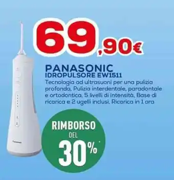 Euronics PANASONIC IDROPULSORE EW1511 offerta