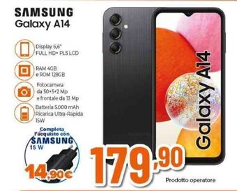 Expert SAMSUNG Galaxy A14 offerta