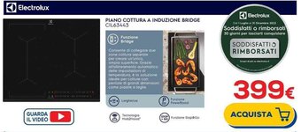 Euronics Electrolux PIANO COTTURA A INDUZIONE BRIDGE CIL63443 offerta