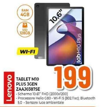Expert Lenovo TABLET M10 PLUS 3GEN ZAAJ0387SE offerta