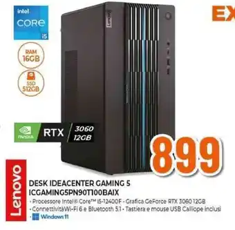 Expert Lenovo DESK IDEACENTER GAMING 5 ICGAMING5PN90T100BAIX offerta