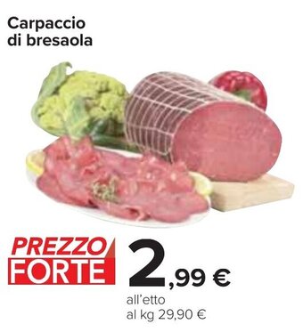 Carrefour Carpaccio di bresaola offerta